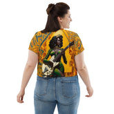 Music-inspired Crop Tee - Top View